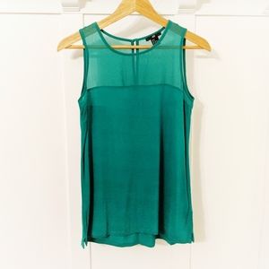 H&M EUC Kelly Green Sleeveless Blouse